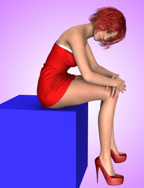 Slinky Tube Dress for Genesis 2 Female(s)