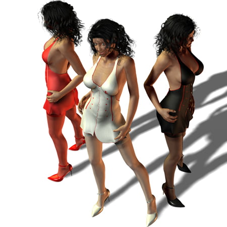 Jasmina's Nurse Dress for V4