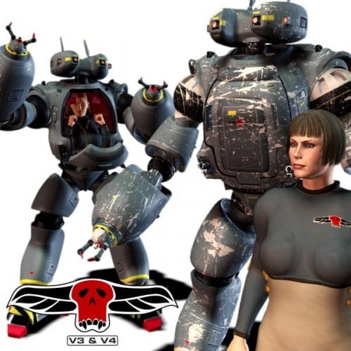 G2MA Mobile Armor (V3/ V4) (for Poser)