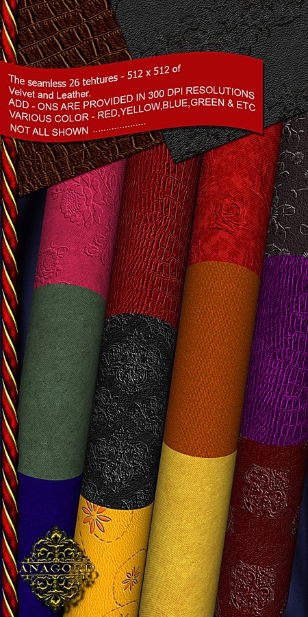 Leather & Velvet Textures
