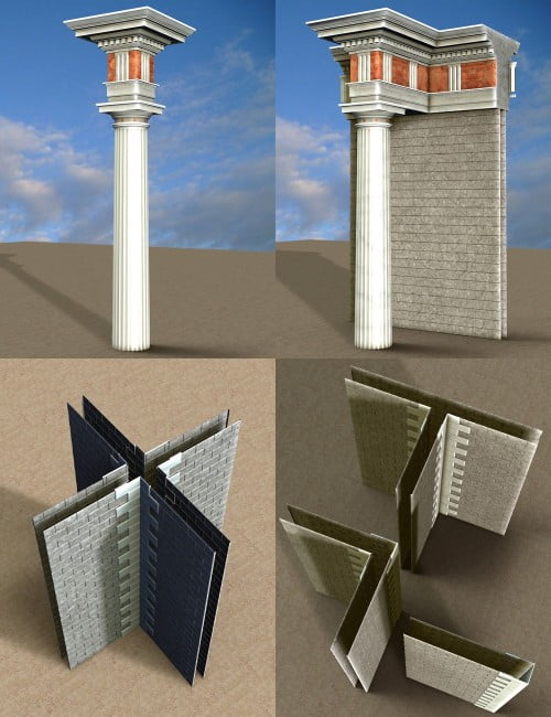 Roman Doric Ornamental Construction Kit