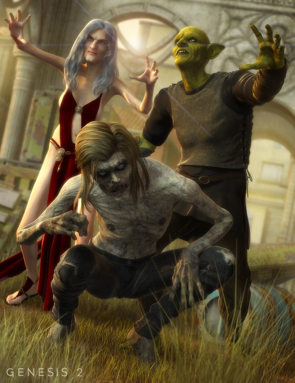 Ghoul Poses for Creature Creator Genesis 2