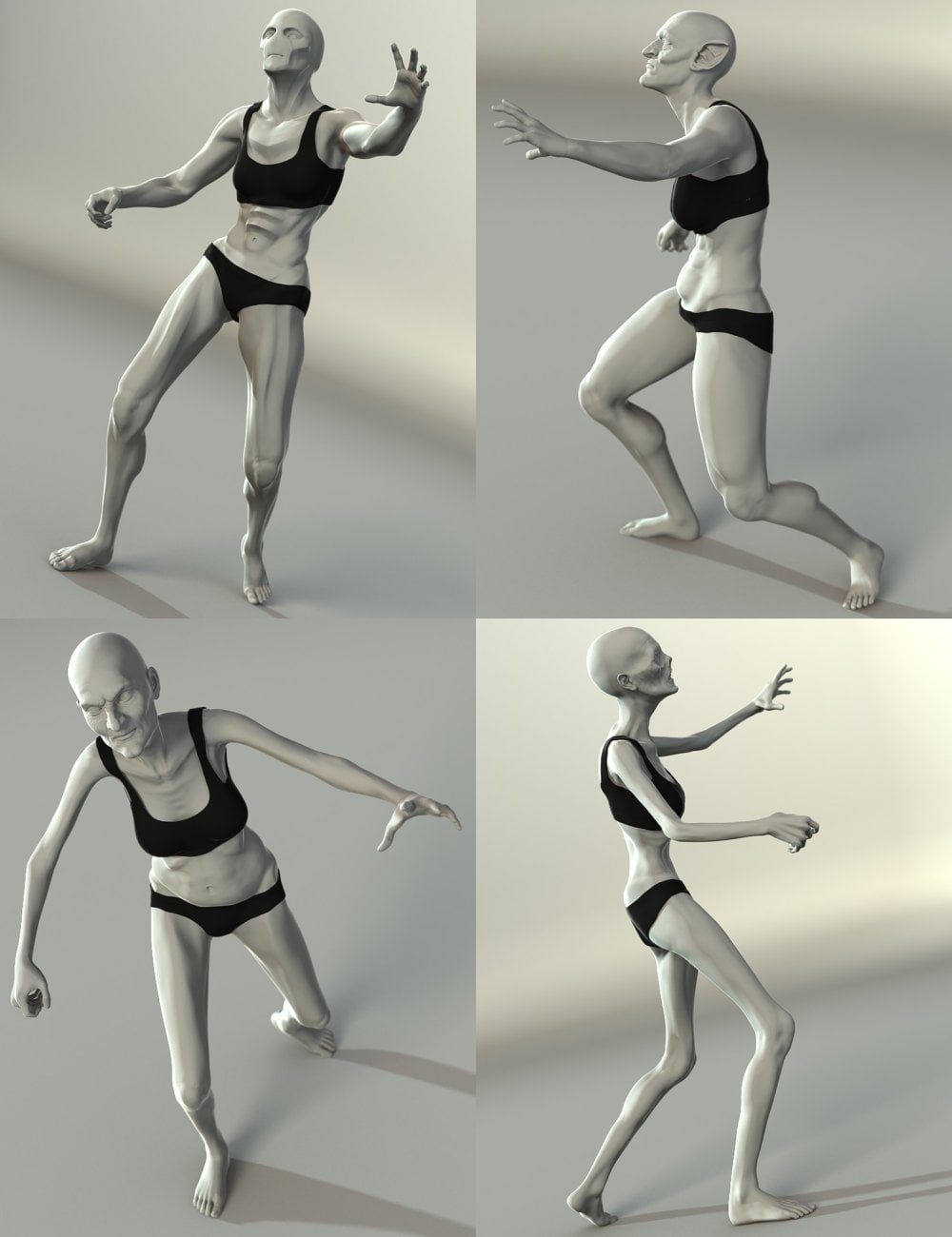 Ghoul Poses for Creature Creator Genesis 2