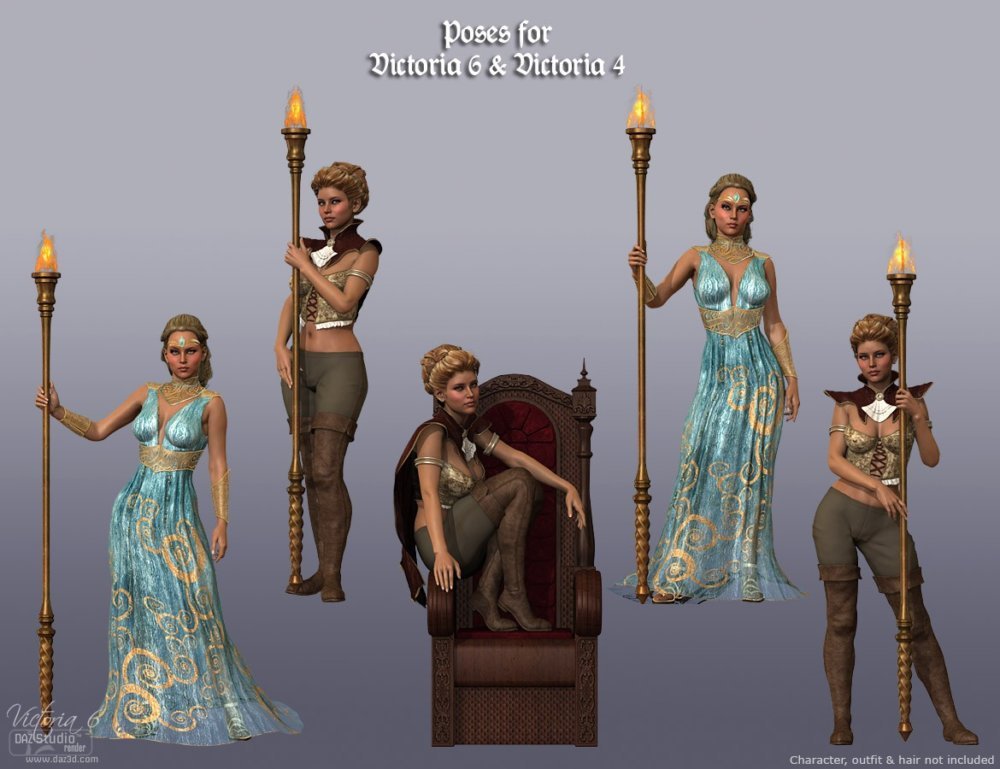 DM's Queen's Chamber Poses