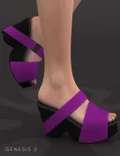 Slide Shoes for Genesis 2 Female(s)