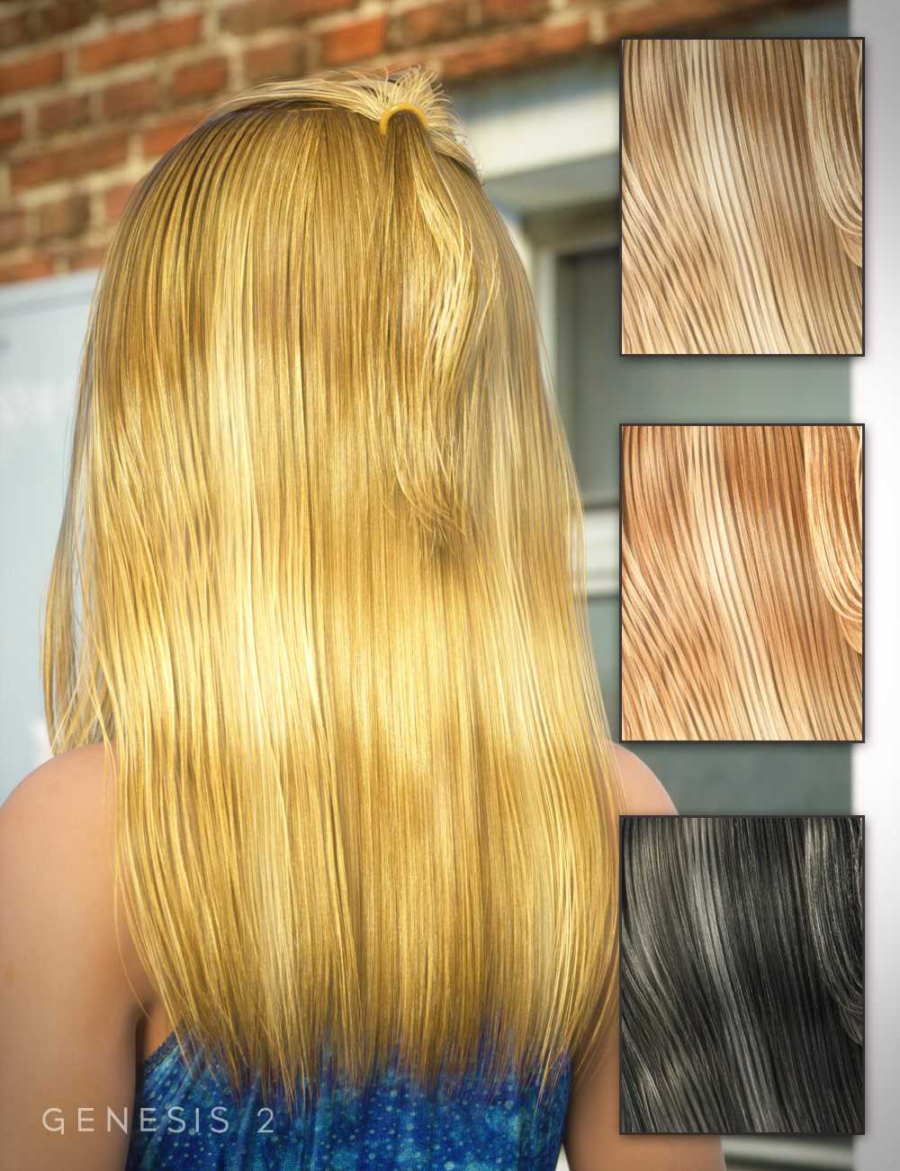 Aubree Hair for Genesis 2 Female(s)