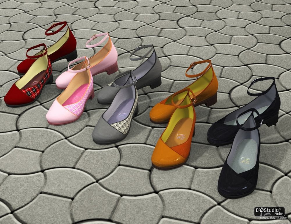 Low-heel Pumps for Genesis 2 Female(s)