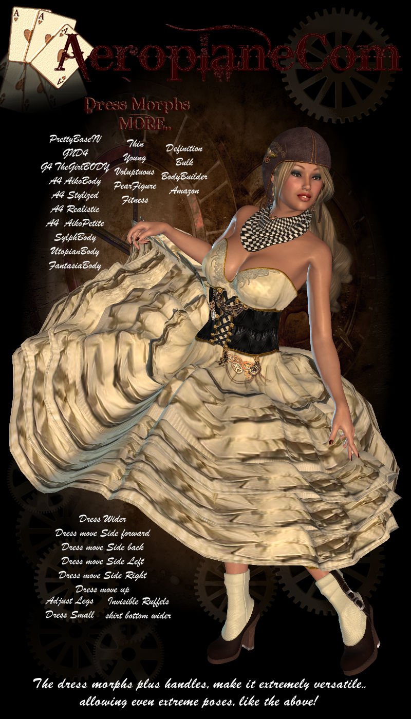 SteamPunk Series Vol.1 AeroplaneCom-V4,A4,G4