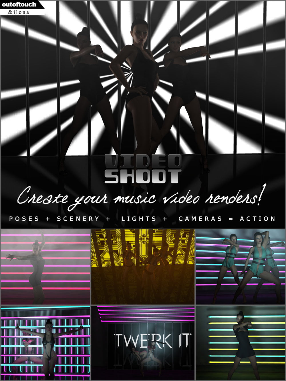 Video Shoot - Poses, Props, Lights, Cameras