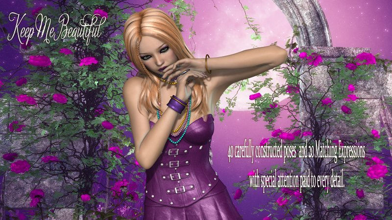 Keep Me Beautiful Poses and Expressions for V4