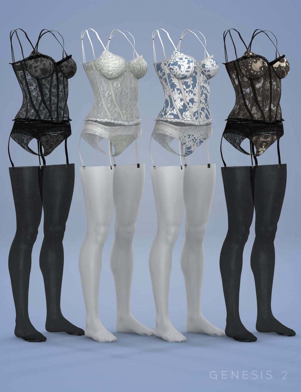 Sexy Time Lingerie Textures