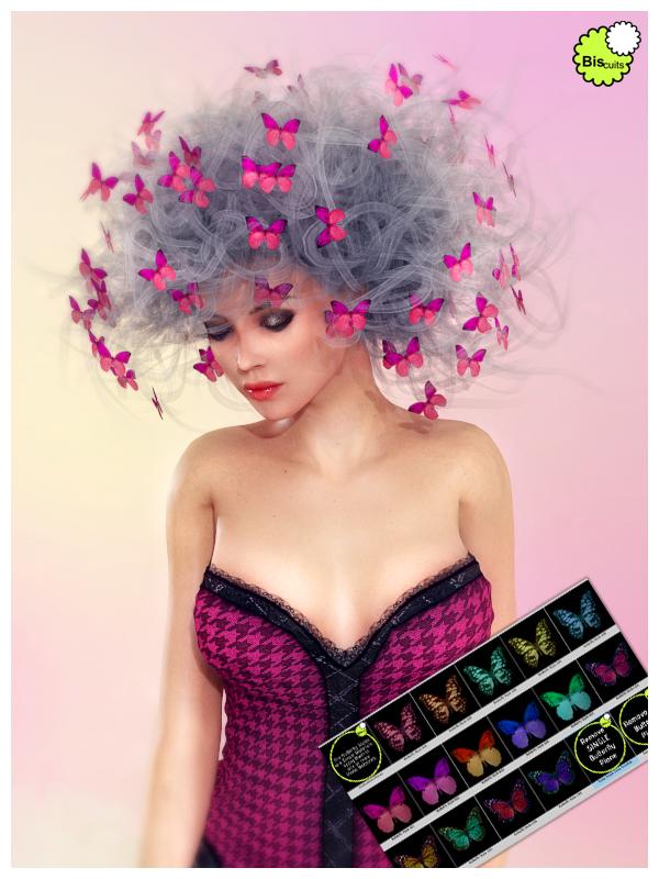 Biscuits Butterfly Hair