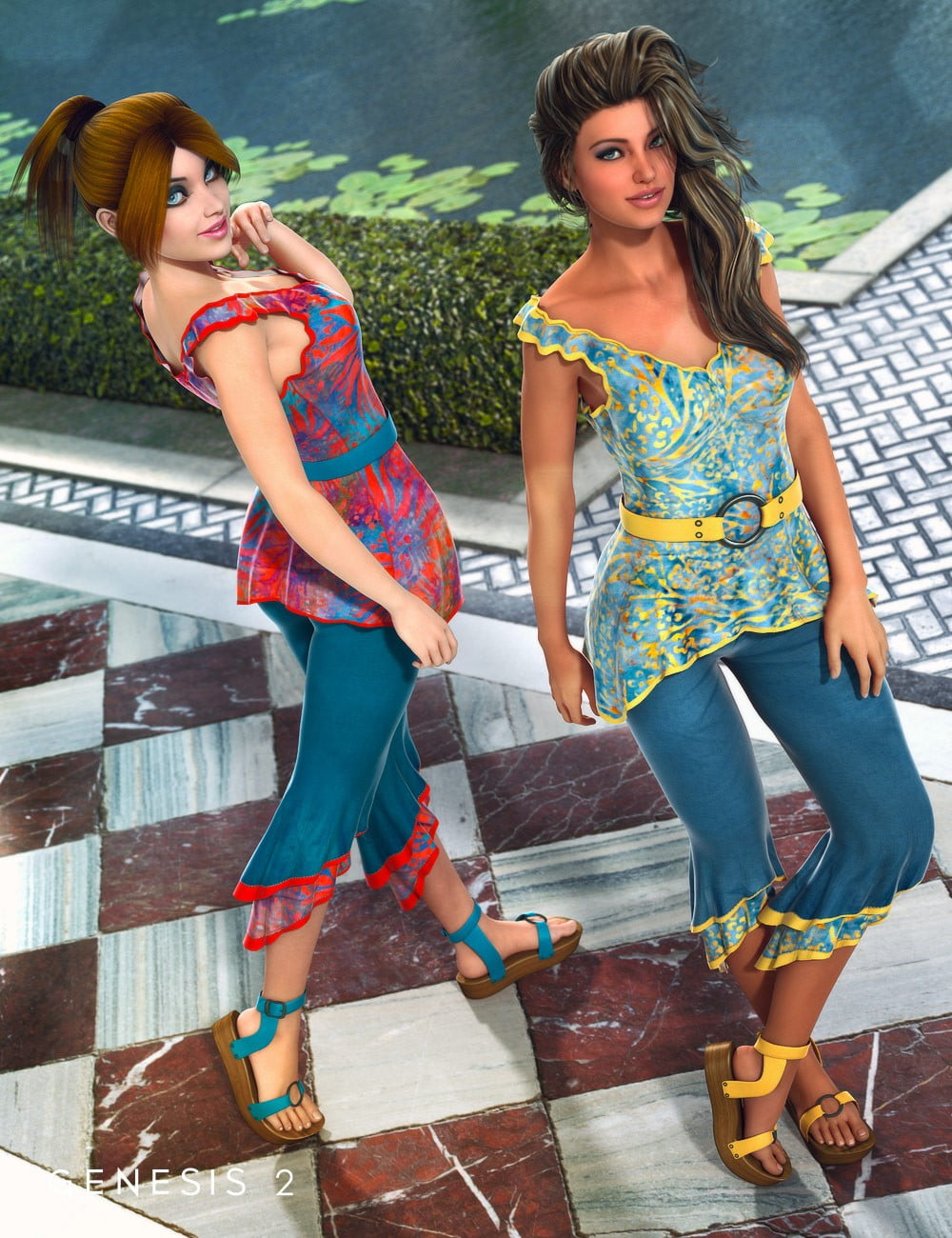 Sparkling Spring Wear Textures