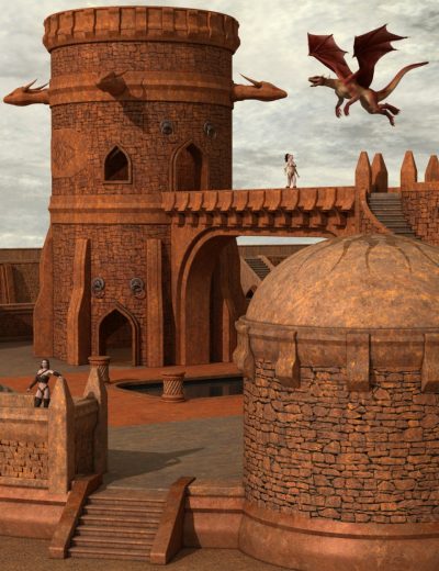 00-main-dragonstone-fortress-lookout-towers-stone-keep-daz3d-2