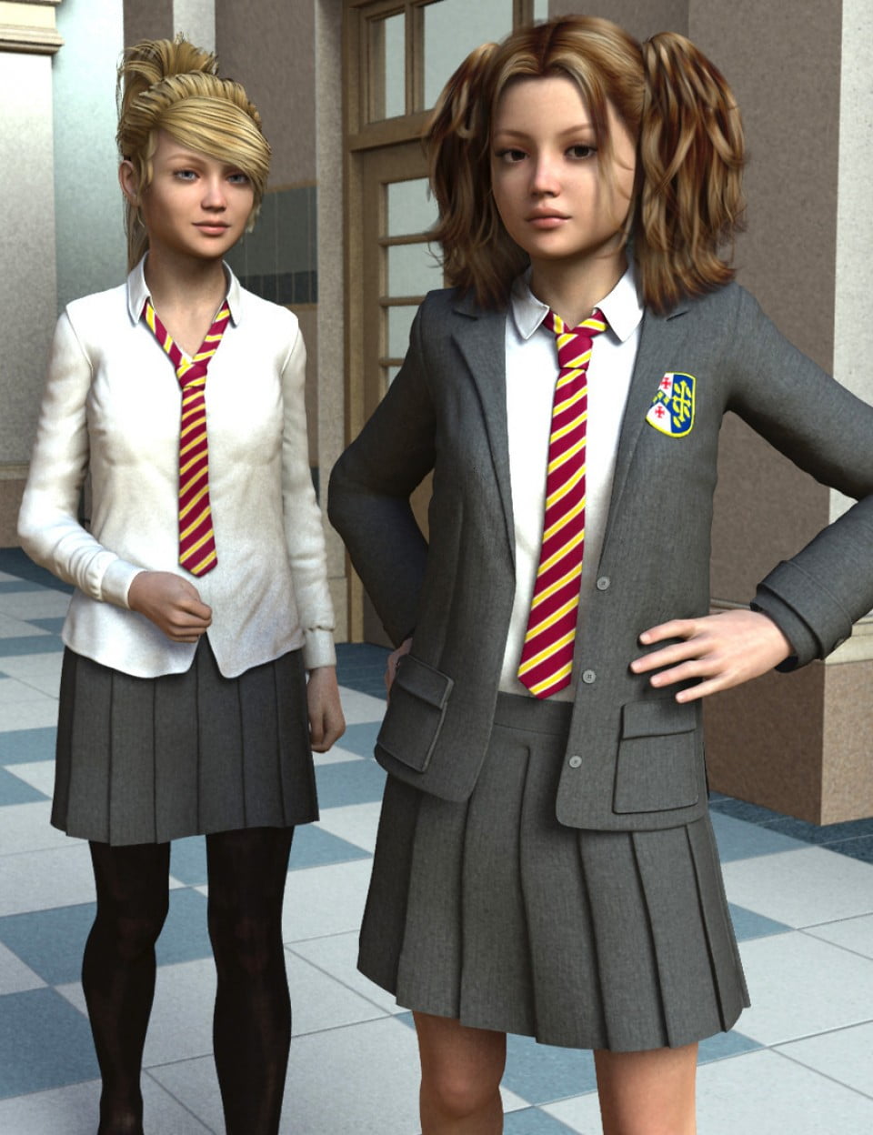 Time for School for Genesis 2 Female(s) ⋆ Freebies Daz 3D