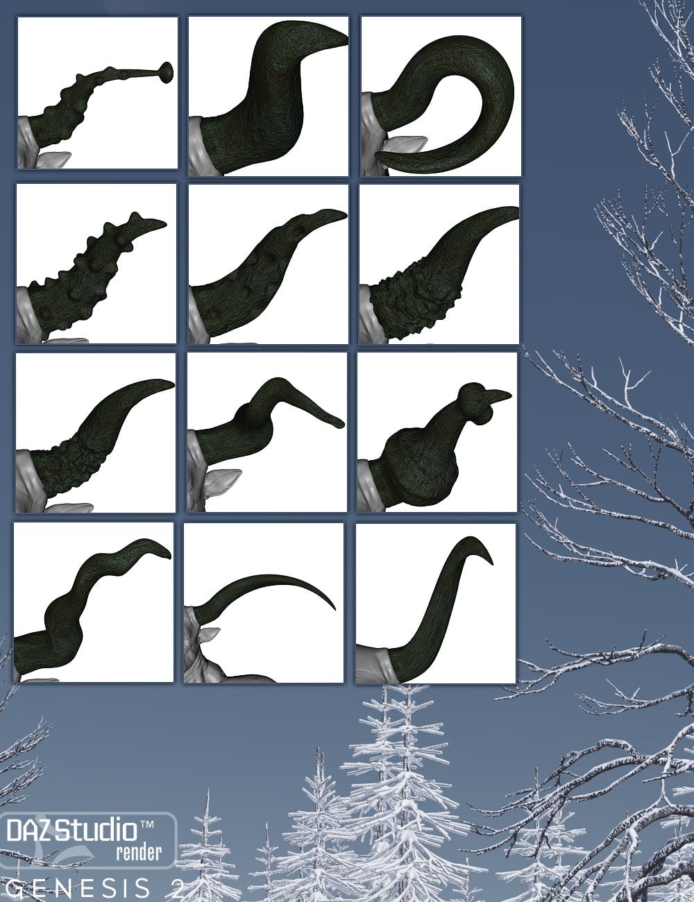 Freaky Horns for Minotaur 6 Horns