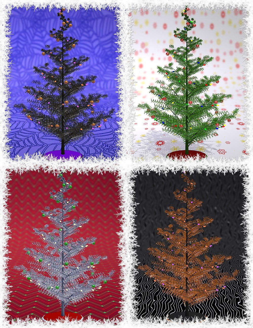 Artificial Christmas Tree n' Poses