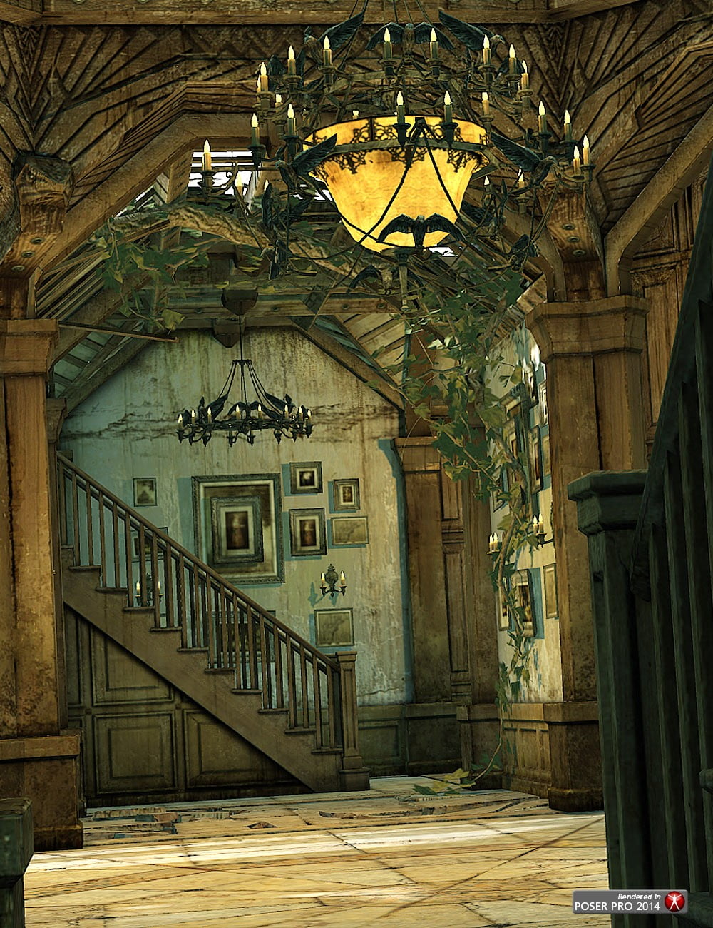 The Barlow House Ravenskull Stair Hall