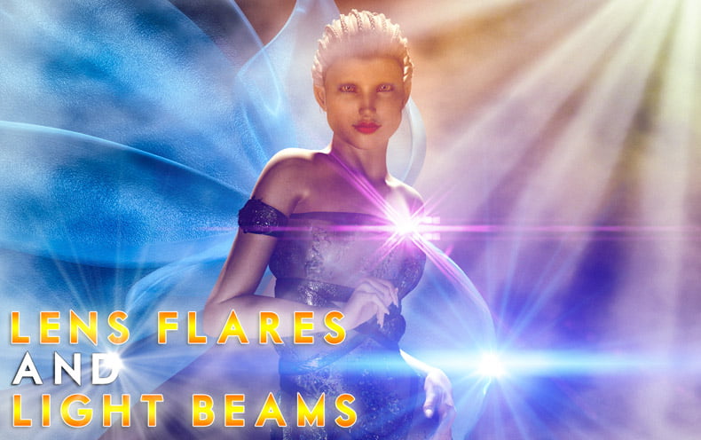 RenderStudio Modular 13 - Lens Flares And Light Beams