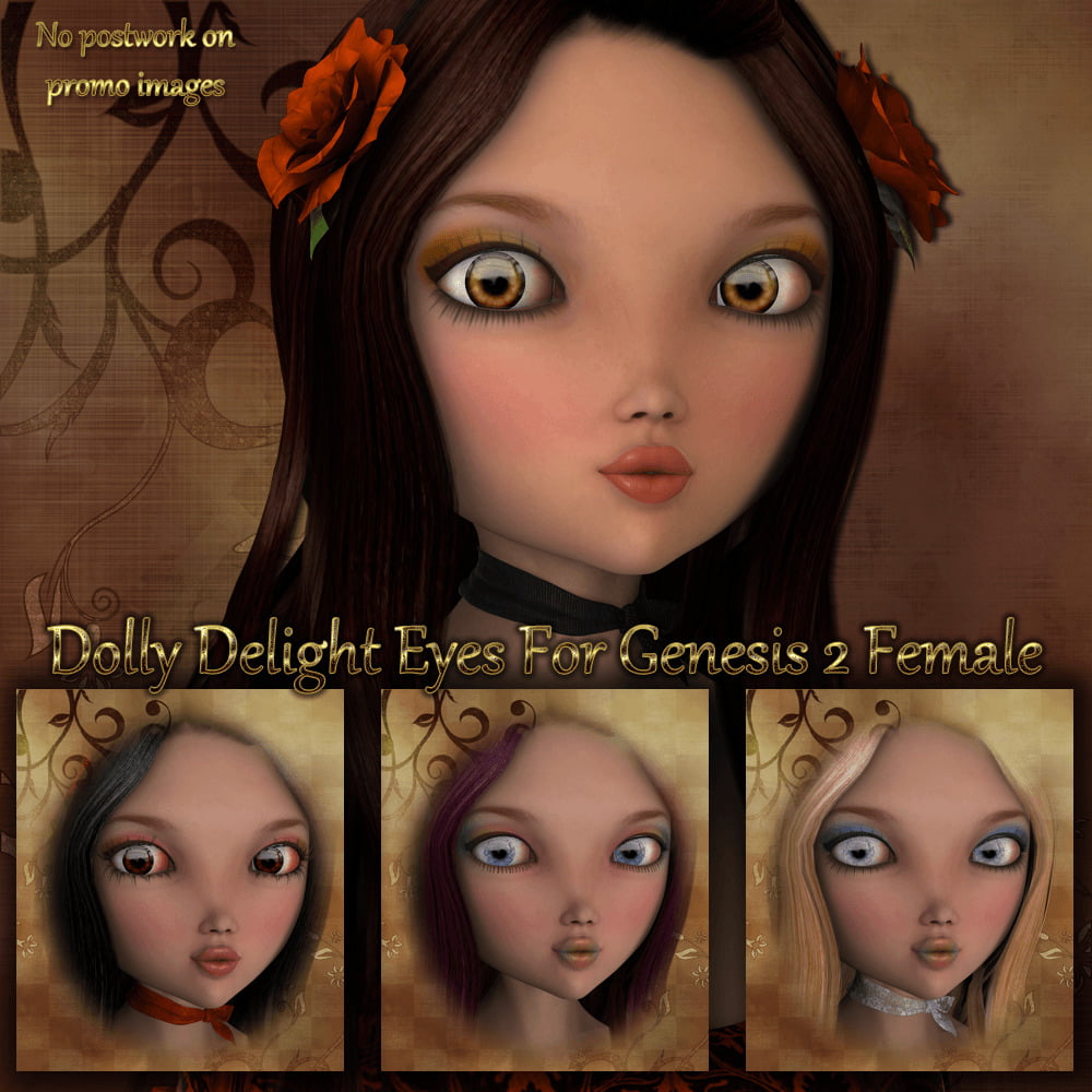 Dolly Delight Eyes For Genesis 2 Female