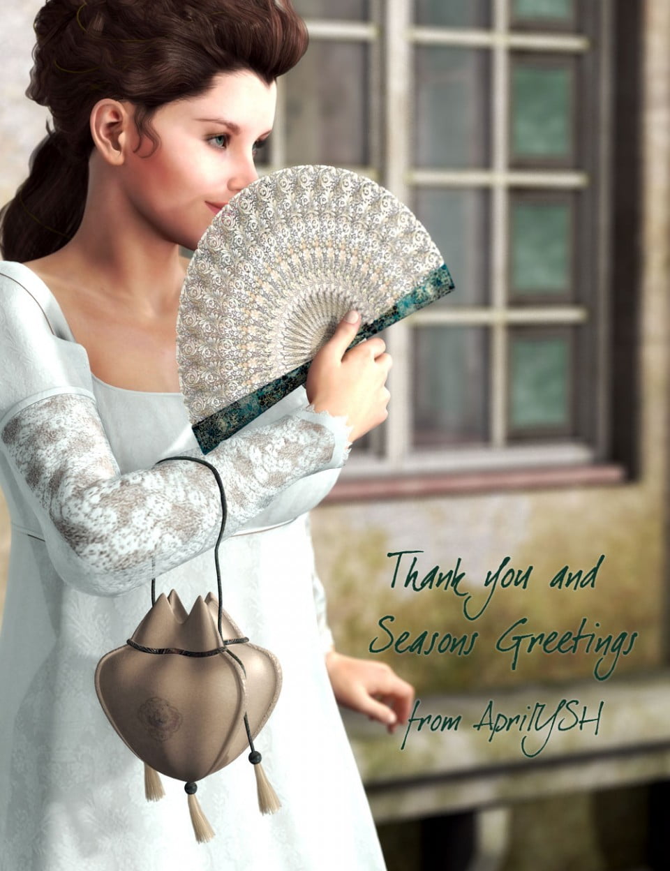 Fan and Reticule Set