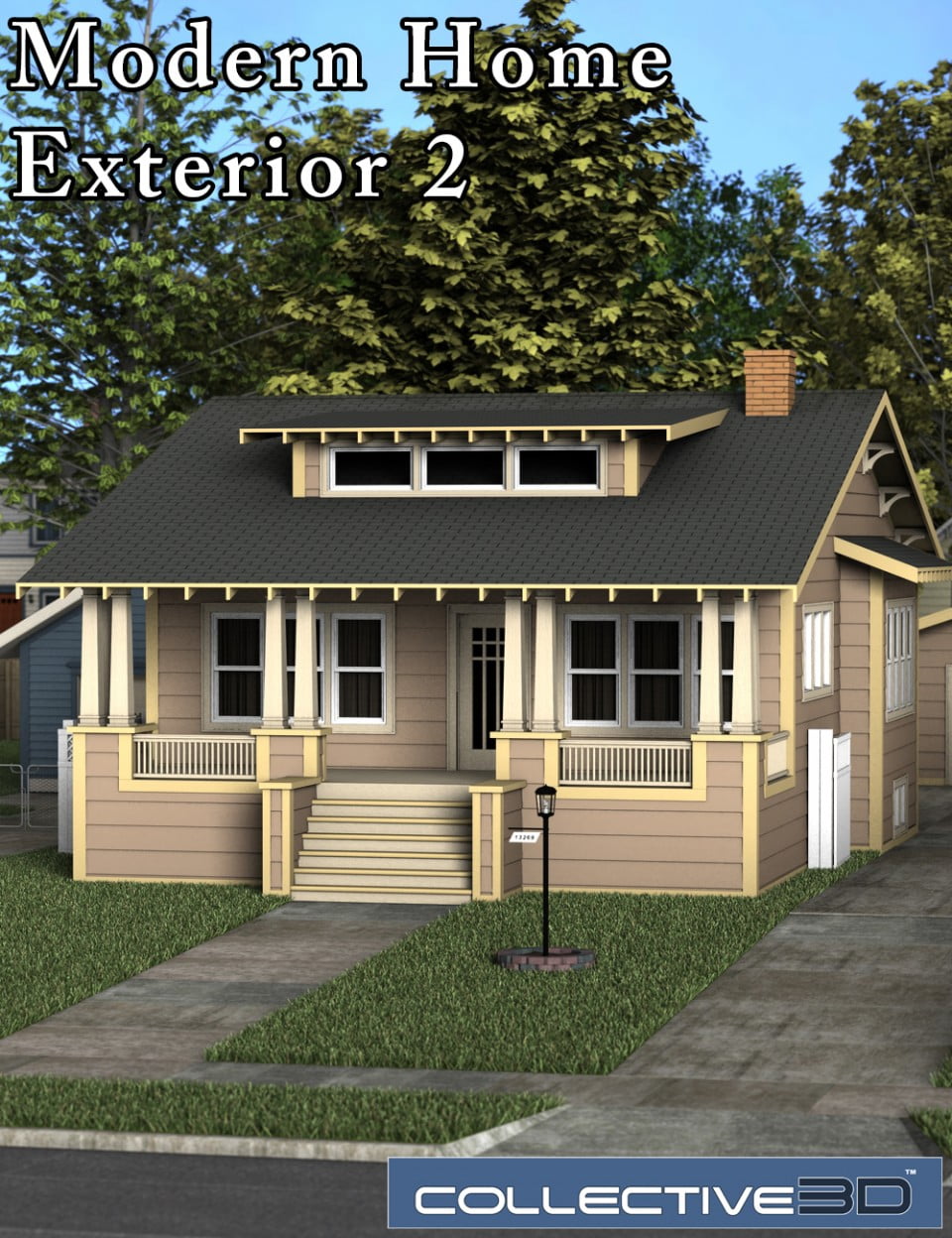 Collective3d Modern Home Exterior 2