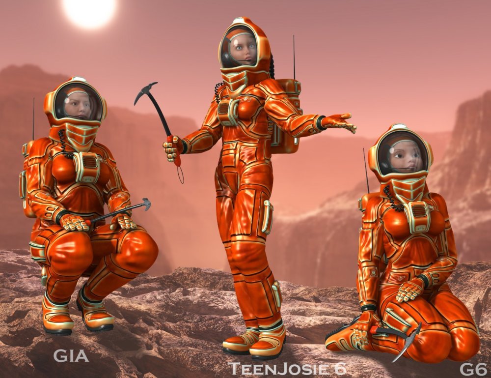 Mars Explorers for Genesis 2 Female(s)