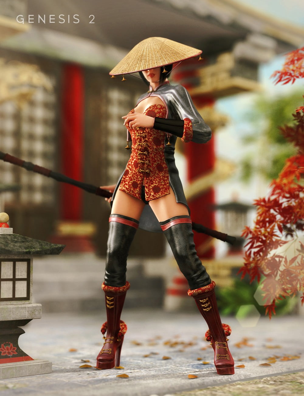 Storm Queen Outfit for Genesis 2 Female(s)