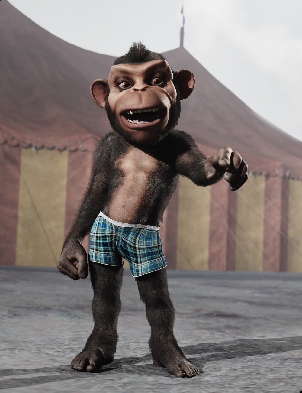 Darwin the Toon Chimp