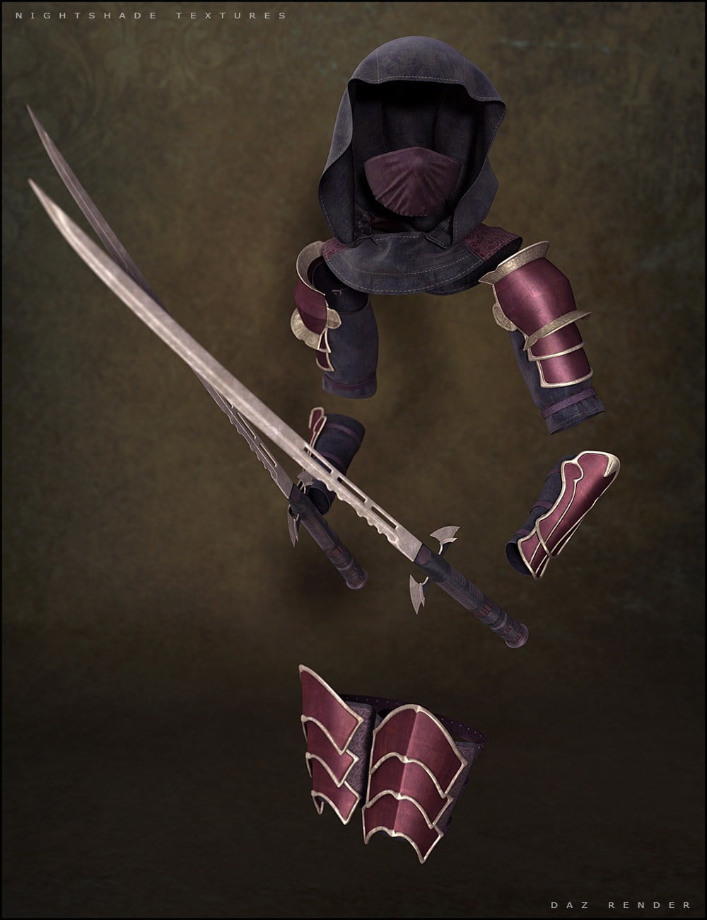 Fantasy Armor Accessories for Genesis 2 Female(s)