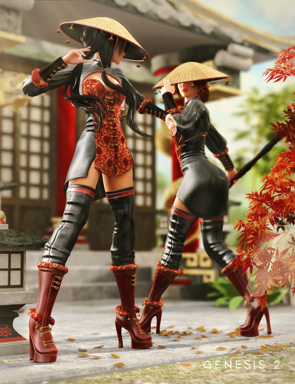 Storm Queen Outfit for Genesis 2 Female(s)