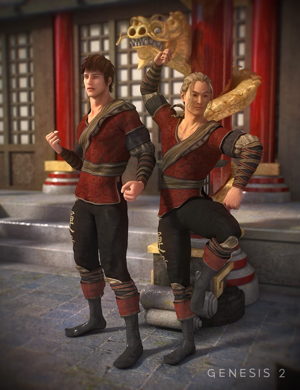 Wukong Outfit for Genesis 2 Male(s)