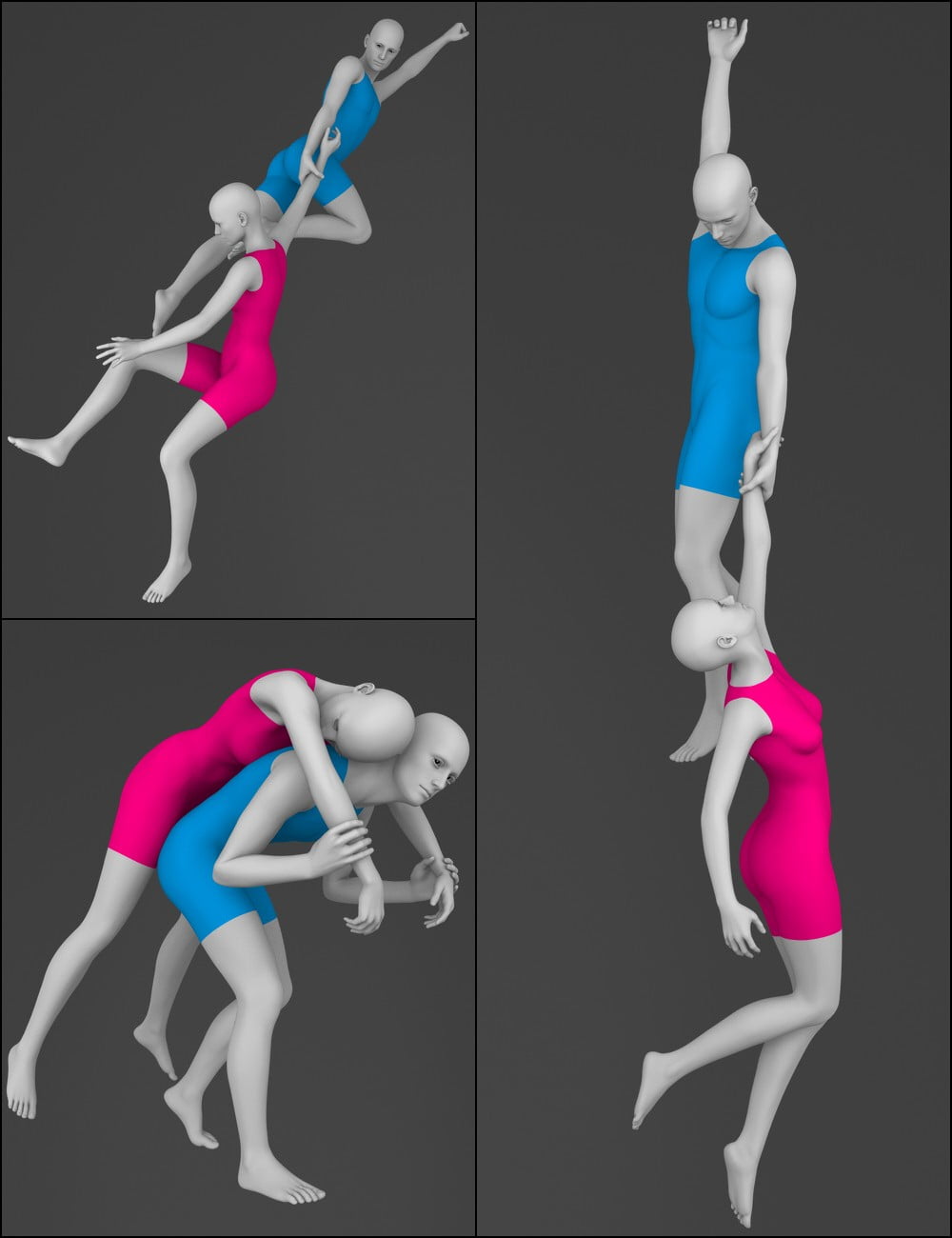 The Hero and the Damsel Poses