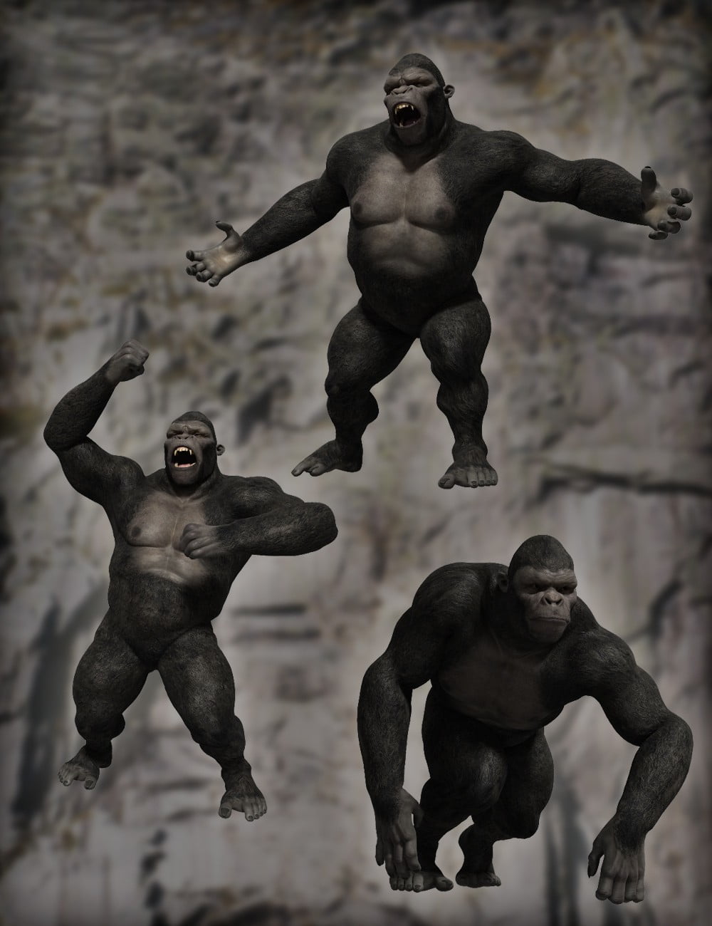 Ape World 2 - Poses