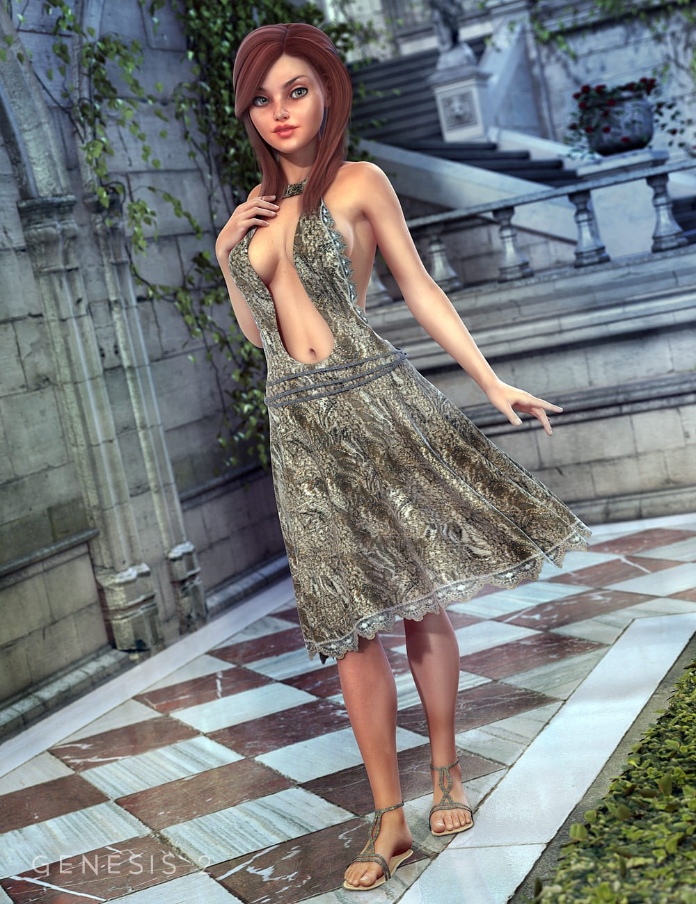 Diana Outfit for Genesis 2 Female(s)