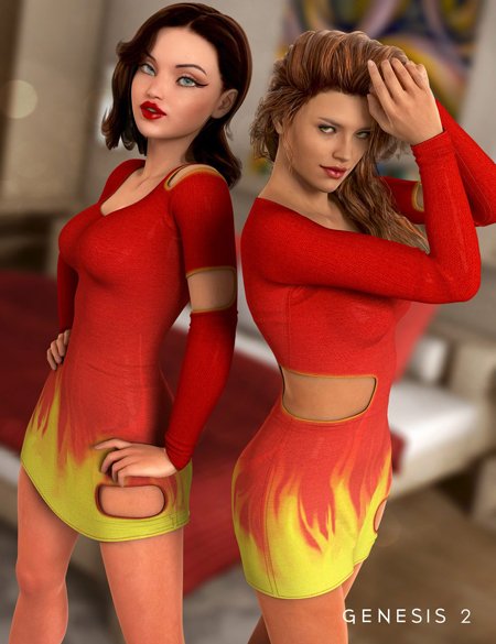Italian Bucca Dress for Genesis 2 Female(s)