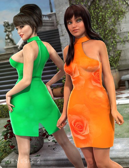 Young Lady Dress for Genesis 2 Female(s)