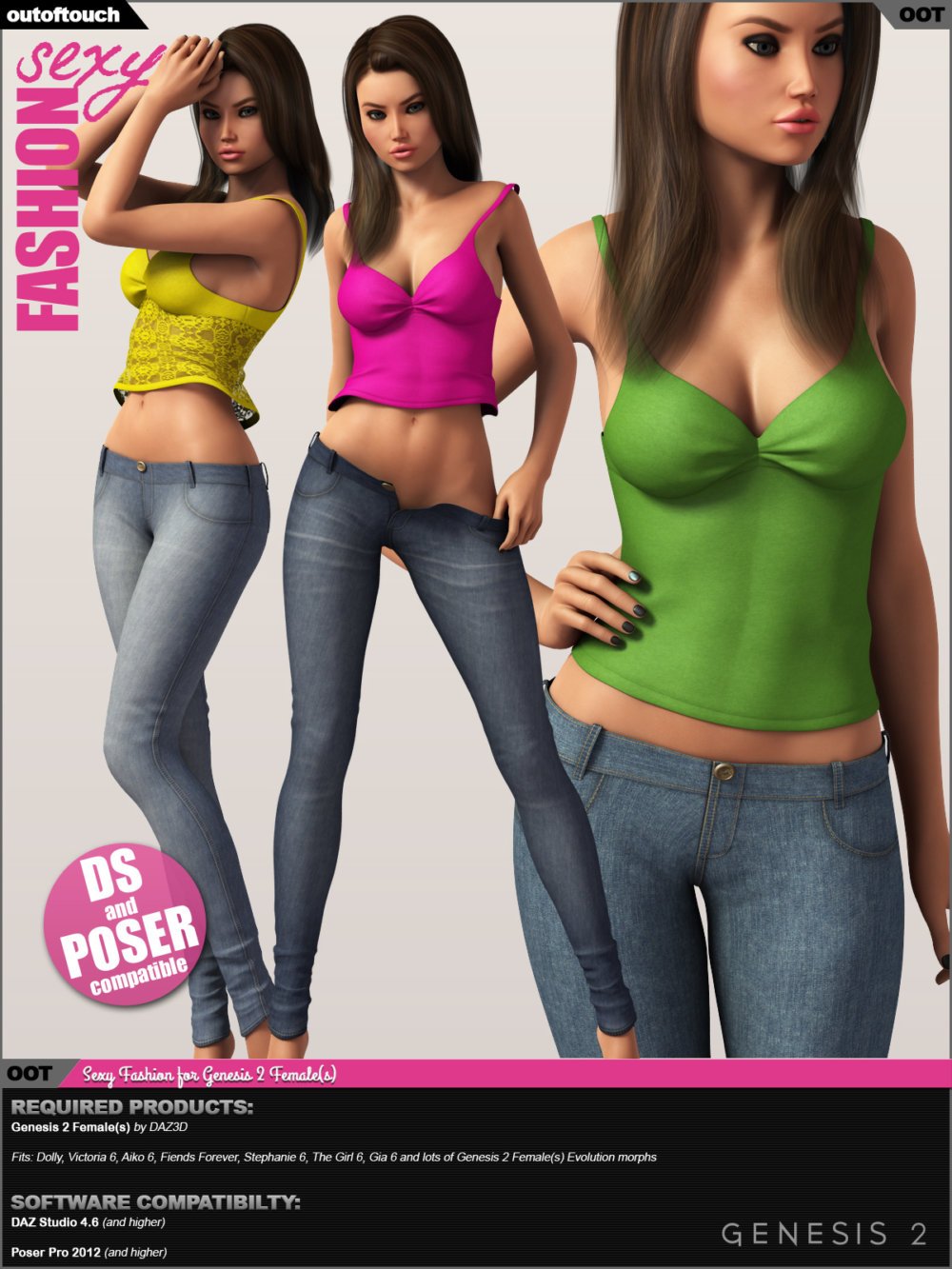 Sexy Fashion for Genesis 2 Female(s)