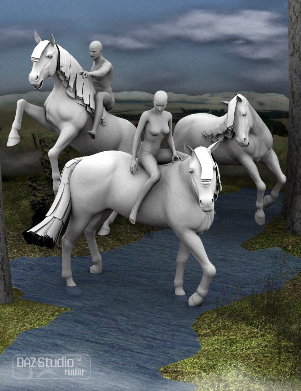 Genesis and Horse Poses