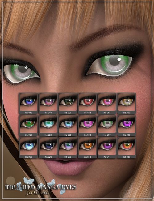 Touched Manga Eyes for Genesis 2 Female(s)
