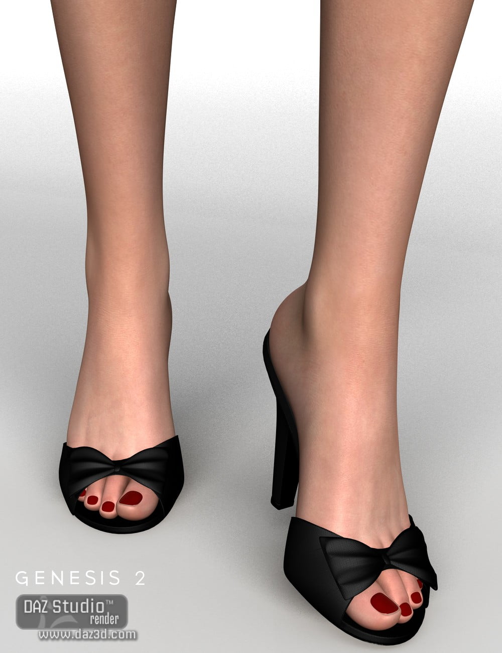 Boudoir Heels for Genesis 2 Female(s)