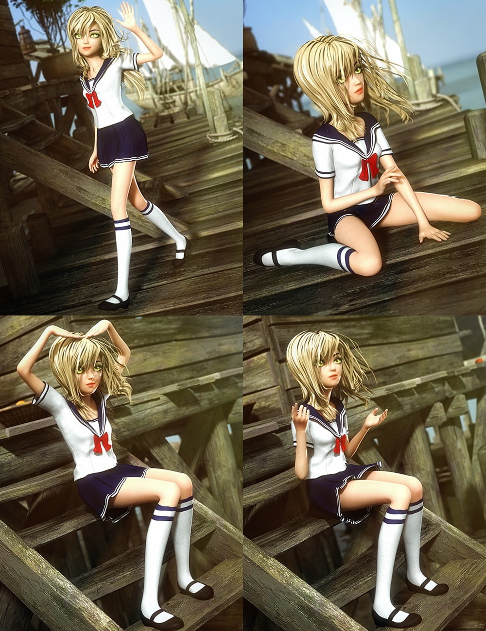 Keiko 6 Basic Poses