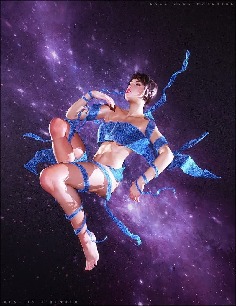 Fantasy Cloth Wrap - A Splash of Colors