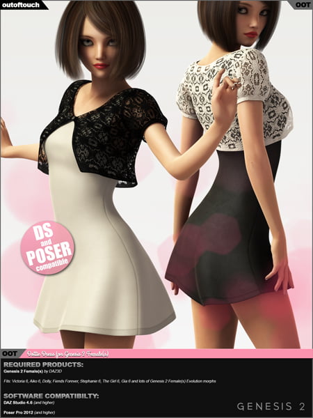Dottie Dress for Genesis 2 Female(s)