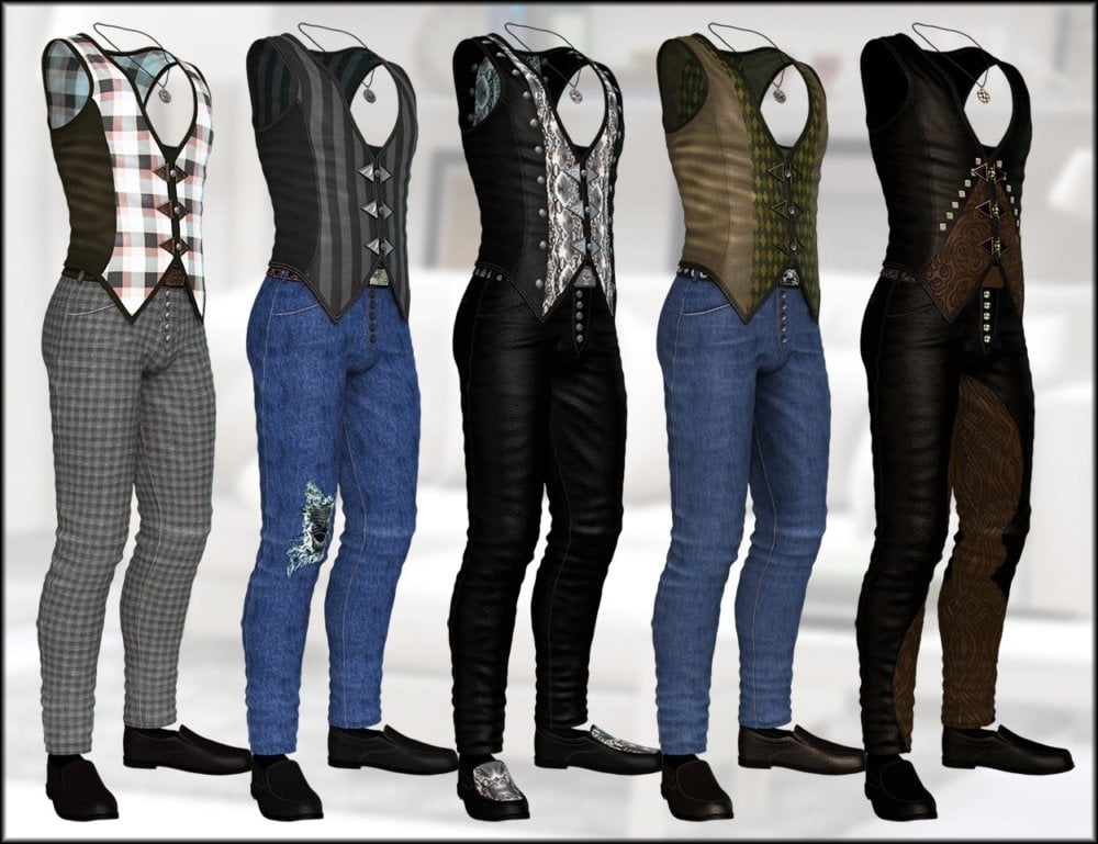 Sebastian Outfit Textures