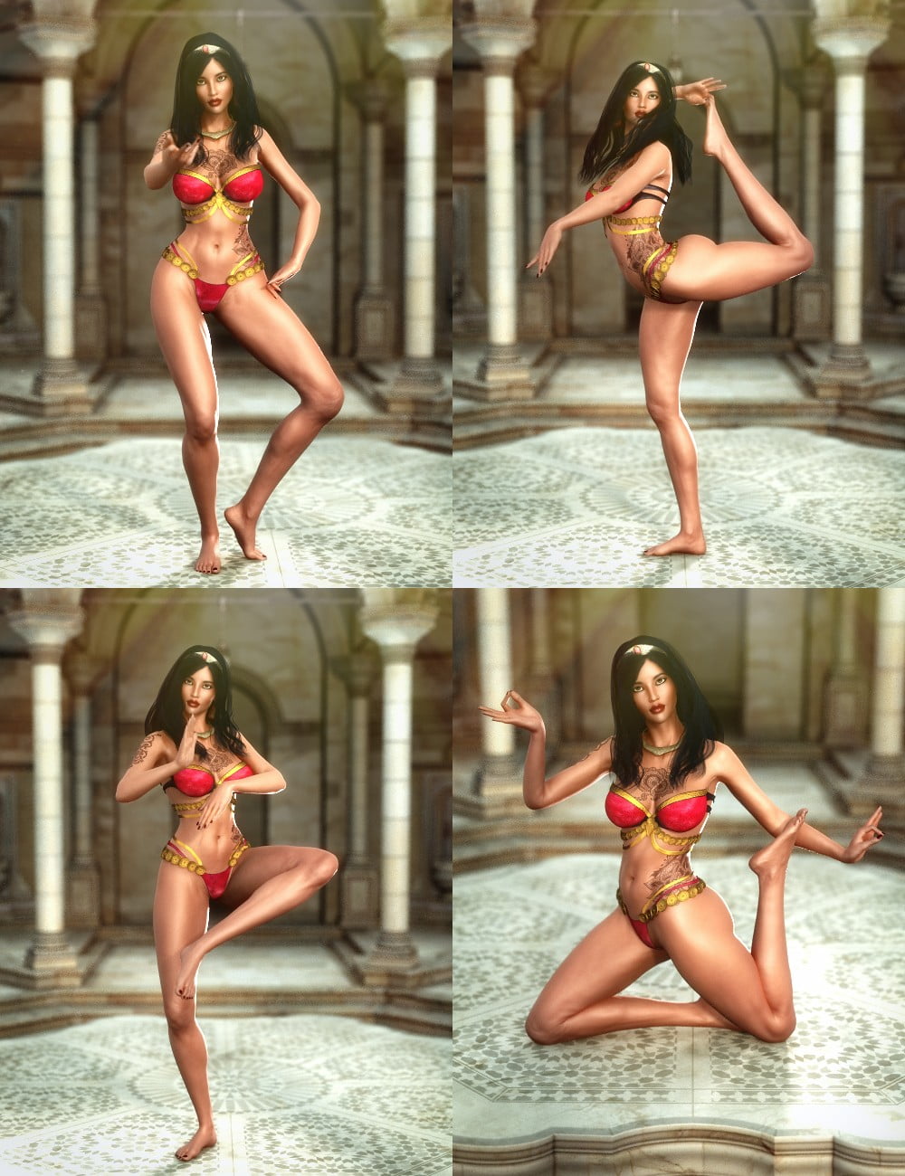 Exotic Dance Poses for Lilith 6