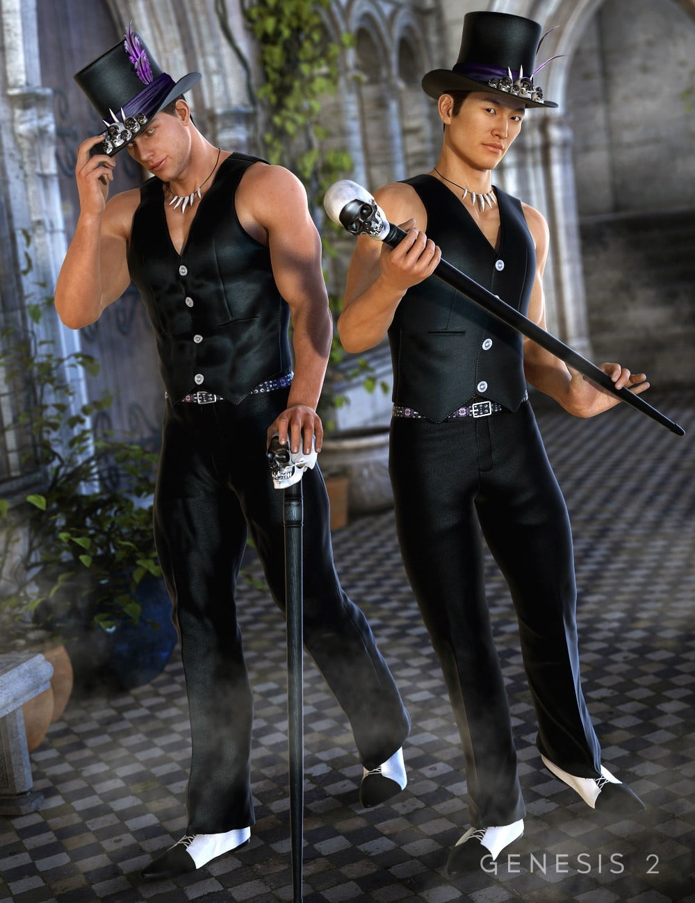 Shadow Man Outfit for Genesis 2 Male(s)