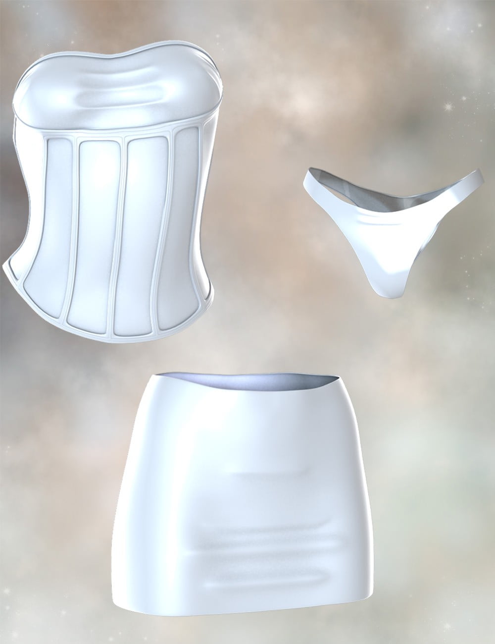 Dreamer Corset Set for Genesis 2 Female(s)