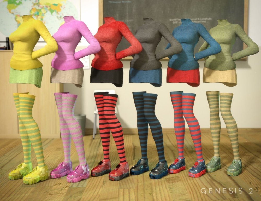 Manga Student for Genesis 2 Female(s)