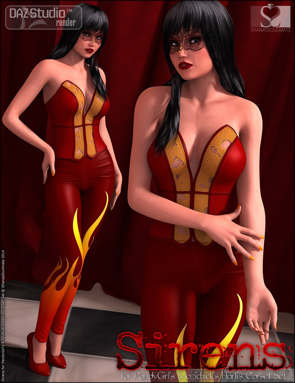 Sirens for Harli's Corset Set